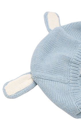 Шапка из хлопка и шерсти Stella McCartney голубого цвета, арт. 539973/SMM03 в ЦУМ | Фото №3 Шапка из хлопка и шерсти Stella McCartney голубого цвета | Фото №3