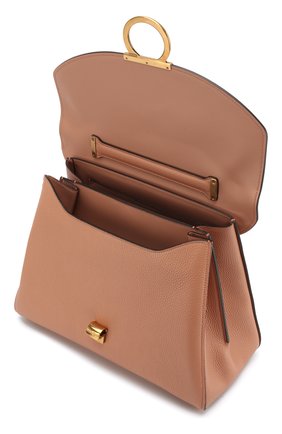 Женская сумка gancini SALVATORE FERRAGAMO светло-розовая цвета, арт. Z-0704170 купить в ЦУМ | Фото №4 Сумка Gancini Salvatore Ferragamo светло-розовая цвета | Фото №4