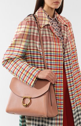 Женская сумка gancini SALVATORE FERRAGAMO светло-розовая цвета, арт. Z-0704170 купить в ЦУМ | Фото №5 Сумка Gancini Salvatore Ferragamo светло-розовая цвета | Фото №5