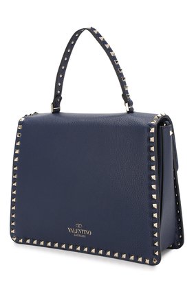 Женская сумка valentino garavani rockstud VALENTINO темно-синяя цвета, арт. RW2B0142/VSF купить в ЦУМ | Фото №3 Сумка Valentino Garavani Rockstud Valentino темно-синяя цвета | Фото №3