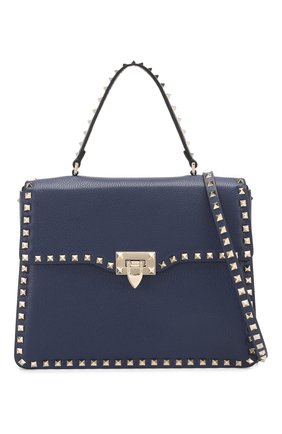 Женская сумка valentino garavani rockstud VALENTINO темно-синяя цвета, арт. RW2B0142/VSF купить в ЦУМ | Фото №6 Сумка Valentino Garavani Rockstud Valentino темно-синяя цвета | Фото №6