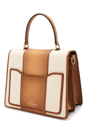 Женская сумка valentino garavani uptown VALENTINO коричневая цвета, арт. RW2B0C91/CHX купить в ЦУМ | Фото №3 Сумка Valentino Garavani Uptown Valentino коричневая цвета | Фото №3