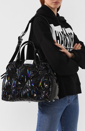 Женская сумка glam slam MAISON MARGIELA черная цвета, арт. S56WD0068/PR815 купить в ЦУМ | Фото №5 Сумка Glam Slam Maison Margiela черная цвета | Фото №5