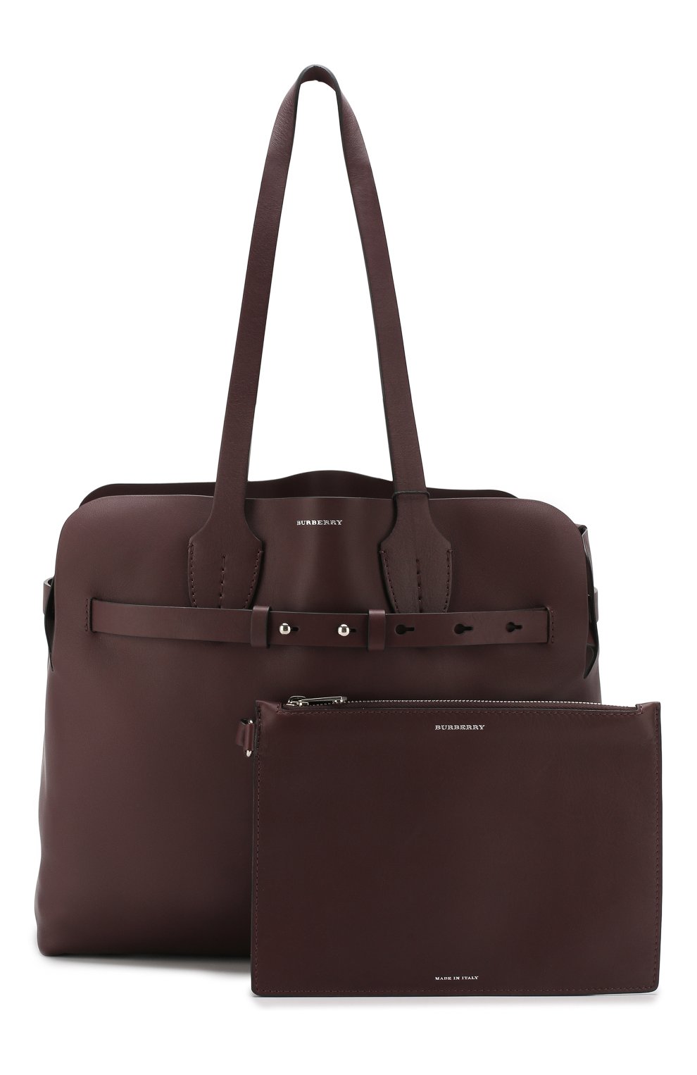 Женская сумка soft belt bag BURBERRY бордовая цвета, арт. 8006569 купить в ЦУМ | Фото №3 Сумка Soft Belt Bag Burberry бордовая цвета | Фото №3