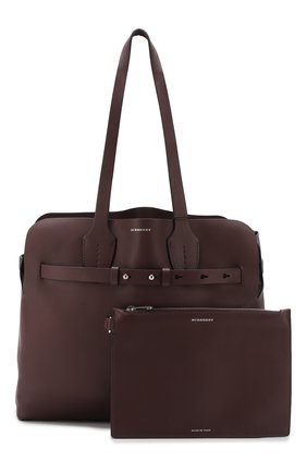 Женская сумка soft belt bag BURBERRY бордовая цвета, арт. 8006569 купить в ЦУМ | Фото №3 Сумка Soft Belt Bag Burberry бордовая цвета | Фото №3