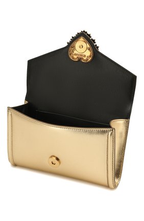 Женская золотая поясная сумка devotion Dolce & Gabbana, арт. BB6706/A1016 купить в ЦУМ | Фото №4 Поясная сумка Devotion Dolce & Gabbana золотая | Фото №4