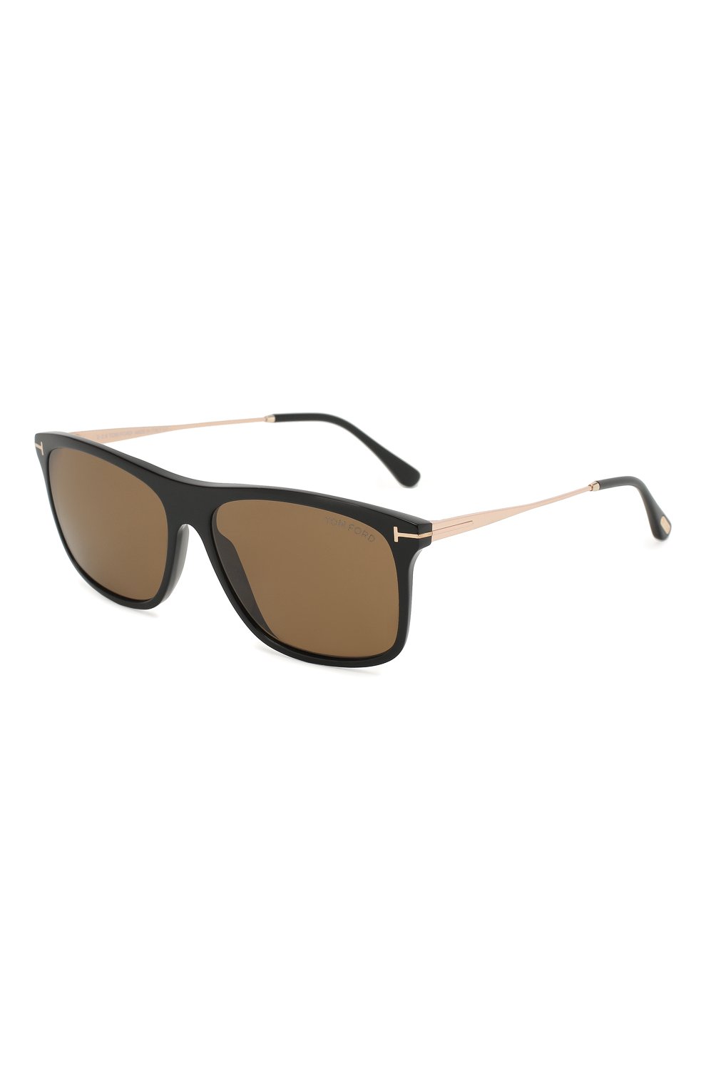 Женские солнцезащитные очки TOM FORD черного цвета, арт. TF588 01E | Фото 1