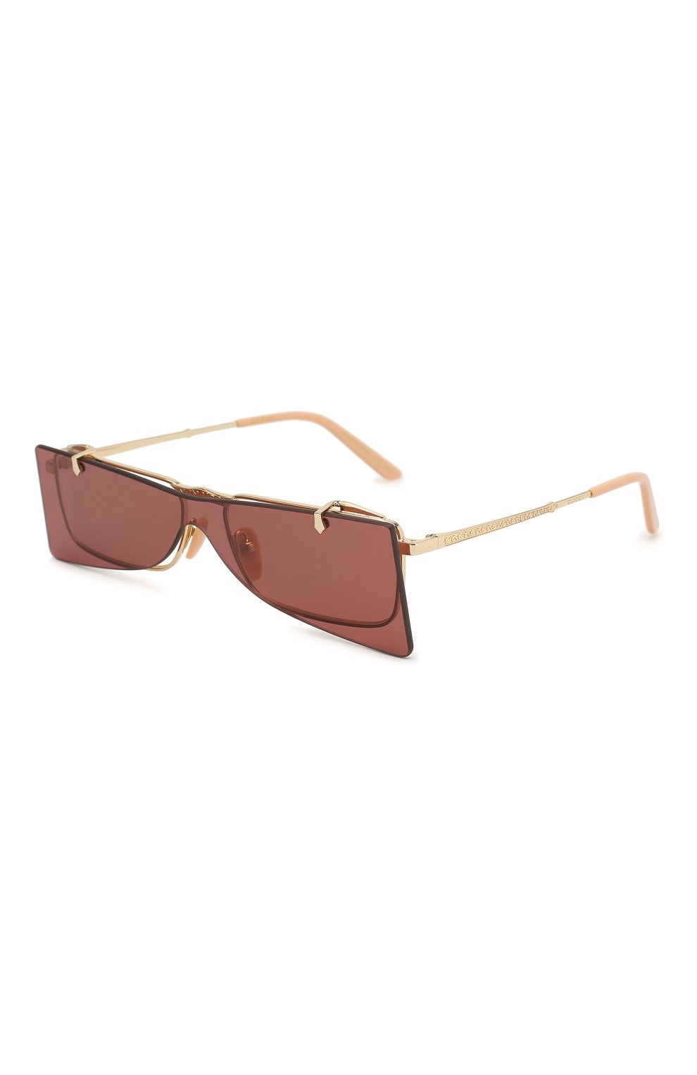 Женские солнцезащитные очки GUCCI бордового цвета, арт. GG0363 002 | Фото 1