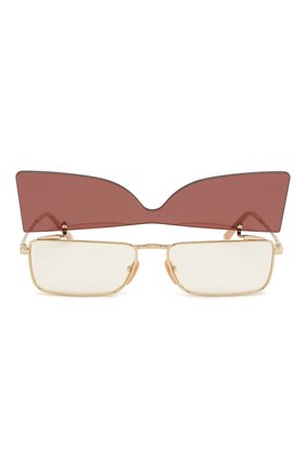 Женские солнцезащитные очки GUCCI бордового цвета по цене 44600 руб., арт. GG0363 002 | Фото 6 Женские солнцезащитные очки GUCCI бордового цвета, арт. GG0363 002 | Фото 6