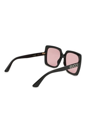 Женские солнцезащитные очки GUCCI черного цвета по цене 23150 руб., арт. GG0418 002 | Фото 4 Женские солнцезащитные очки GUCCI черного цвета, арт. GG0418 002 | Фото 4
