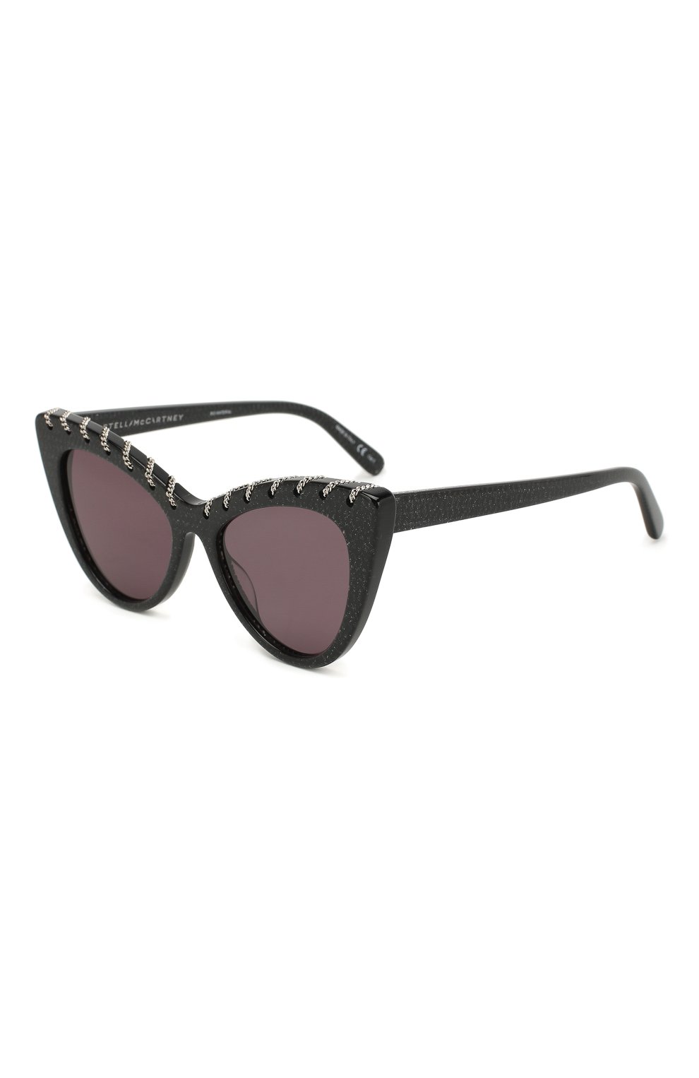 Женские солнцезащитные очки STELLA MCCARTNEY черного цвета, арт. SC0163 003 | Фото 1