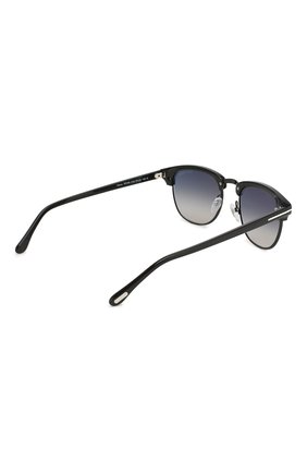 Мужские солнцезащитные очки TOM FORD черного цвета, арт. TF248 01C | Фото 3 (Тип очков: С/з; Статус проверки: Проверена категория; Очки форма: Прямоугольные; Оптика Гендер: оптика-мужское)