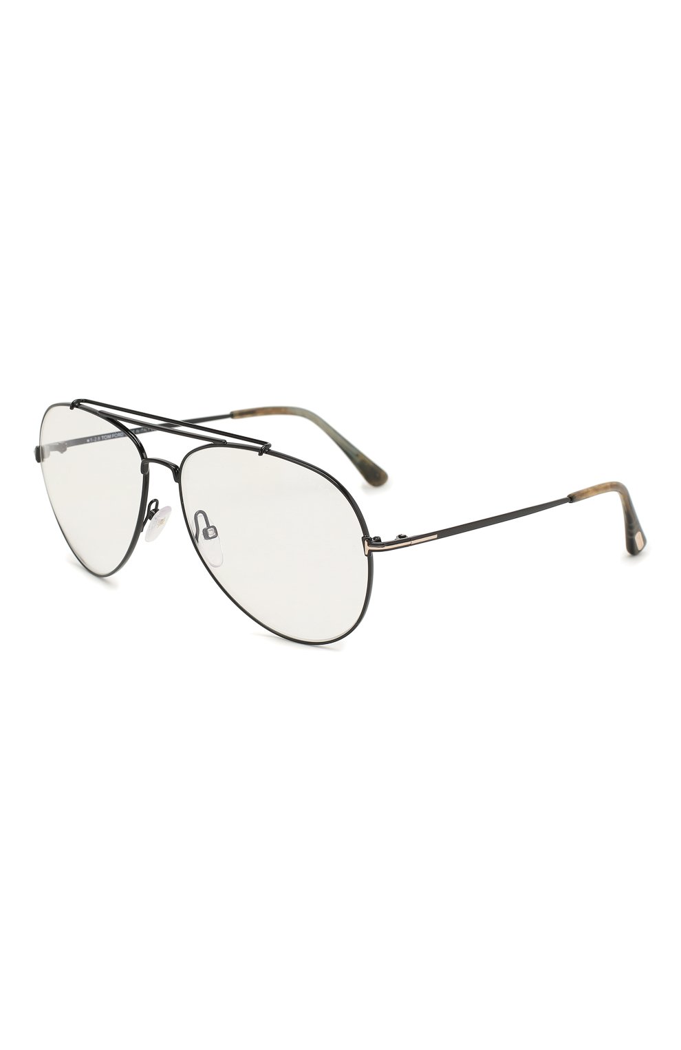 Женские солнцезащитные очки TOM FORD черного цвета, арт. TF497 001 | Фото 1