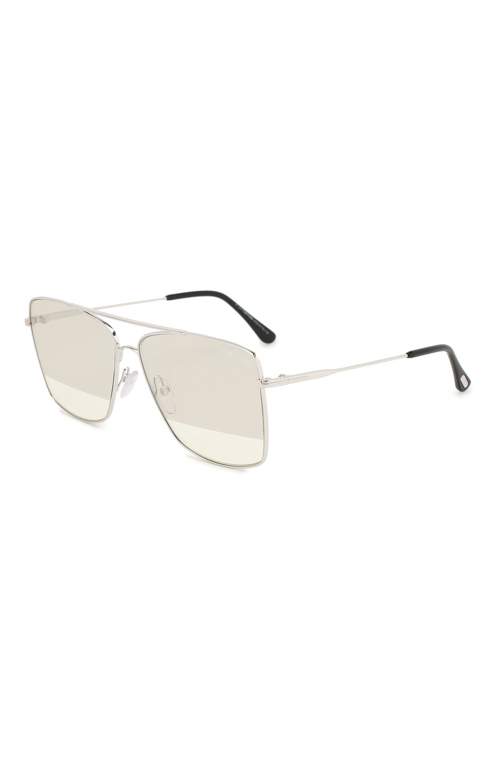 Женские солнцезащитные очки TOM FORD серебряного цвета, арт. TF651 18C | Фото 1