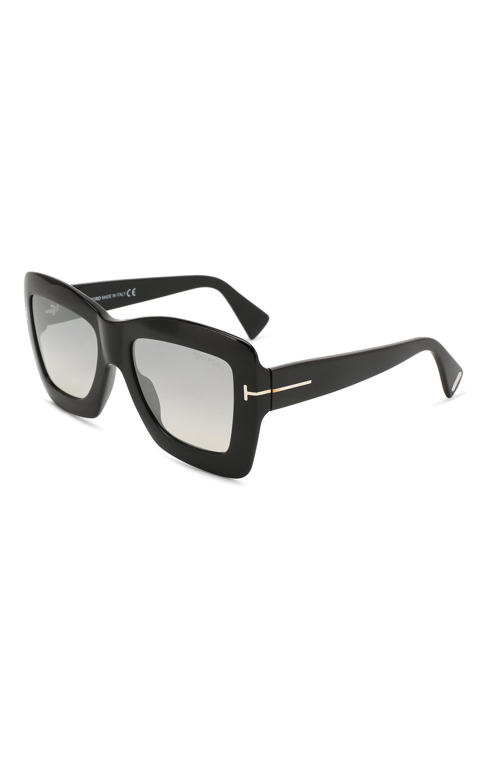 Женские солнцезащитные очки TOM FORD черного цвета, арт. TF664 01C | Фото 1