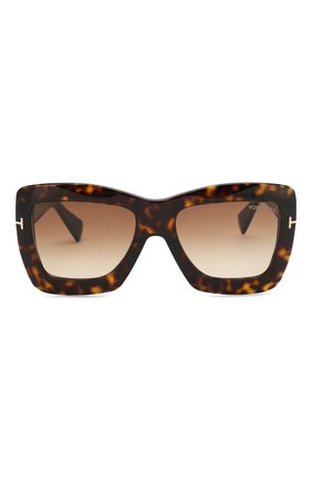 Женские коричневые солнцезащитные очки Tom Ford, арт. TF664 52F купить в ЦУМ | Фото №3 Солнцезащитные очки Tom Ford коричневые | Фото №3