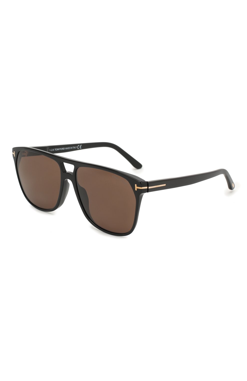 Мужские солнцезащитные очки TOM FORD черного цвета, арт. TF679 01E | Фото 1