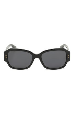 Женские черные солнцезащитные очки Dior, арт. LADYDI0RSTUDS5 807 купить в ЦУМ | Фото №3 Солнцезащитные очки Dior черные | Фото №3
