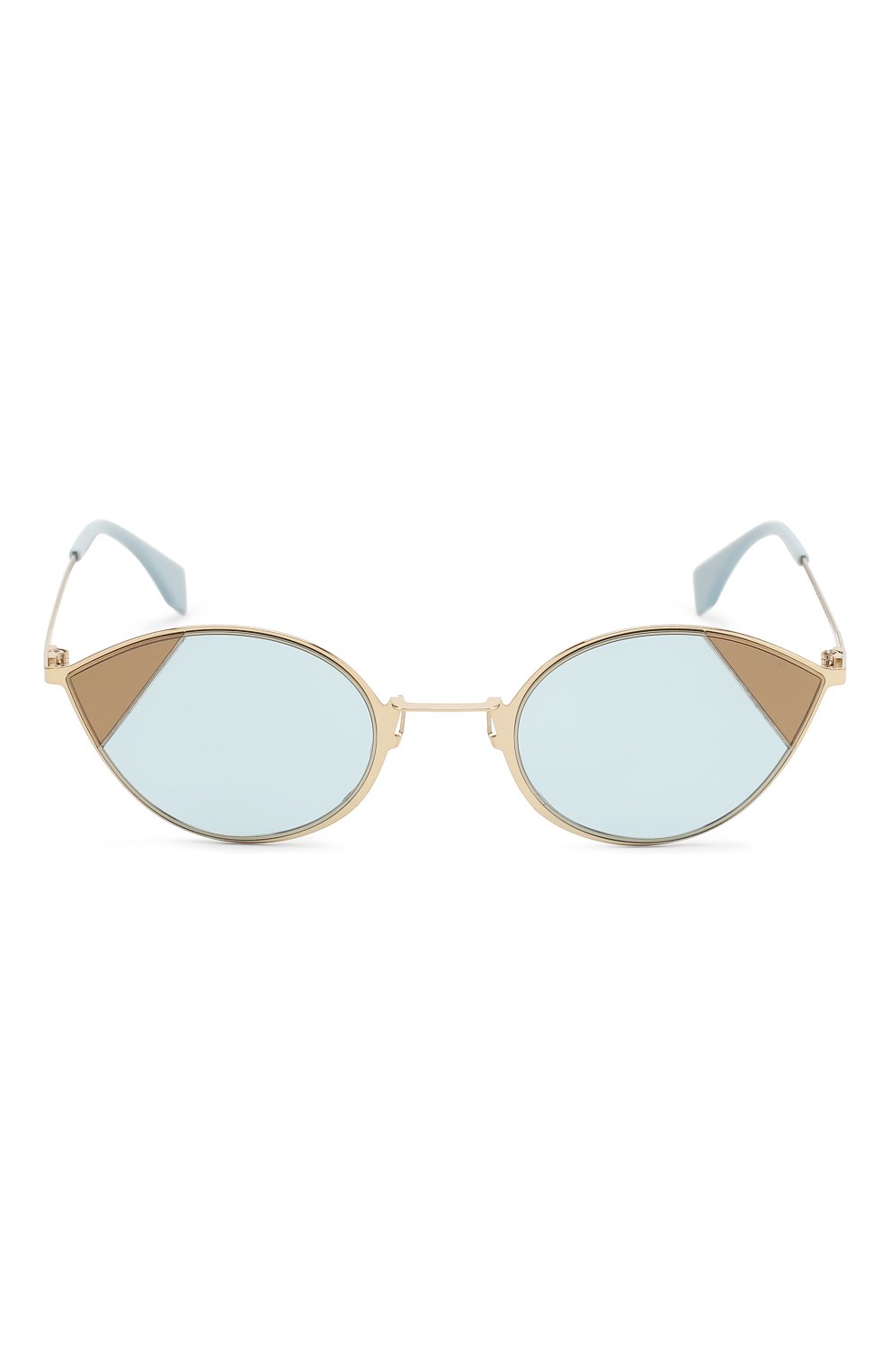 Женские голубые солнцезащитные очки Fendi, арт. 0342 QWU купить в ЦУМ | Фото №3 Солнцезащитные очки Fendi голубые | Фото №3