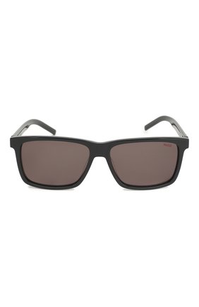 Мужские солнцезащитные очки BOSS темно-серого цвета, арт. 1013 KB7 | Фото 2 (Тип очков: С/з; Статус проверки: Требуются правки, Проверена категория; Очки форма: Прямоугольные; Оптика Гендер: оптика-мужское)