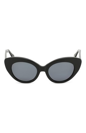 Женские черные солнцезащитные очки Roberi & Fraud, арт. AGNES BLACK купить в ЦУМ | Фото №3 Солнцезащитные очки Roberi & Fraud черные | Фото №3