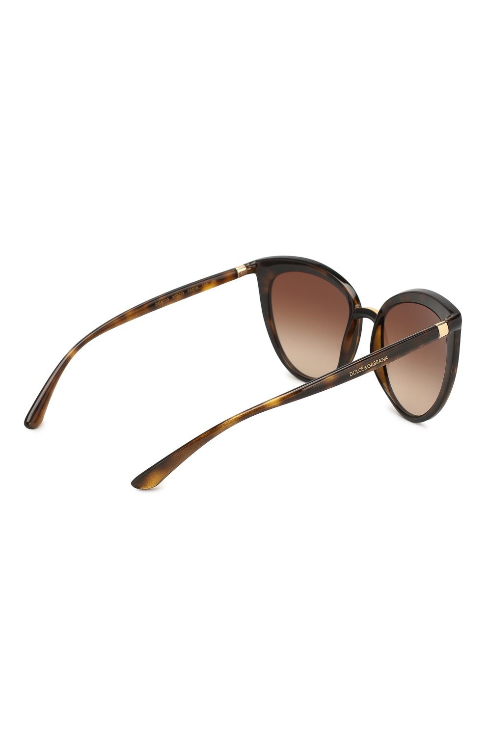 Женские коричневые солнцезащитные очки Dolce & Gabbana, арт. 6113-502/13 купить в ЦУМ | Фото №4 Солнцезащитные очки Dolce & Gabbana коричневые | Фото №4