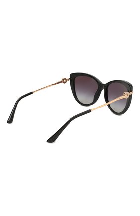 Женские черные солнцезащитные очки BVLGARI, арт. 8218B-501/8G купить в ЦУМ | Фото №4 Солнцезащитные очки BVLGARI черные | Фото №4