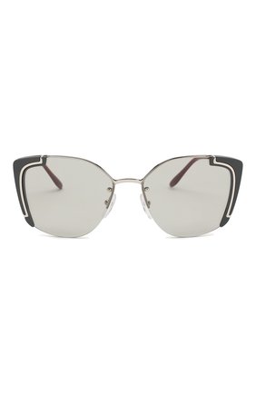 Женские серебряные солнцезащитные очки Prada, арт. 59VS-4295J0 купить в ЦУМ | Фото №3 Солнцезащитные очки Prada серебряные | Фото №3