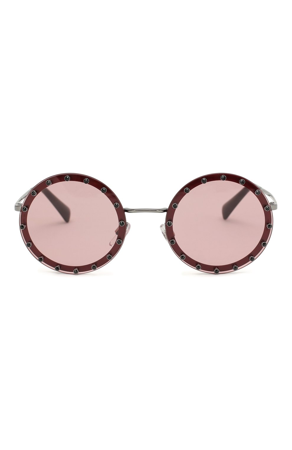 Женские бордовые солнцезащитные очки Valentino, арт. 2010B-301284 купить в ЦУМ | Фото №3 Солнцезащитные очки Valentino бордовые | Фото №3