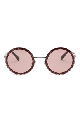 Женские бордовые солнцезащитные очки Valentino, арт. 2010B-301284 купить в ЦУМ | Фото №3 Солнцезащитные очки Valentino бордовые | Фото №3