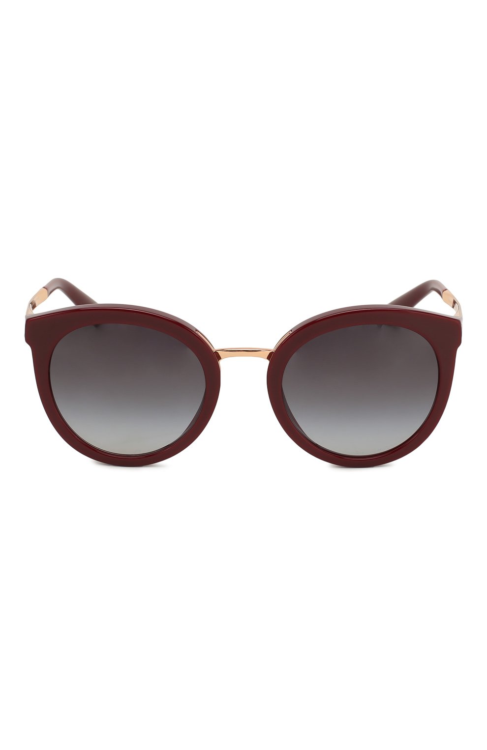 Женские бордовые солнцезащитные очки Dolce & Gabbana, арт. 4268-30918G купить в ЦУМ | Фото №3 Солнцезащитные очки Dolce & Gabbana бордовые | Фото №3