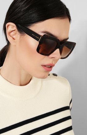 Женские солнцезащитные очки DOLCE & GABBANA коричневого цвета по цене 14500 руб., арт. 4310-502/13 | Фото 2 Женские солнцезащитные очки DOLCE & GABBANA коричневого цвета, арт. 4310-502/13 | Фото 2