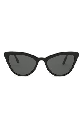 Женские солнцезащитные очки PRADA черного цвета по цене 17000 руб., арт. 01VS-1AB5S0 | Фото 3 Женские солнцезащитные очки PRADA черного цвета, арт. 01VS-1AB5S0 | Фото 3