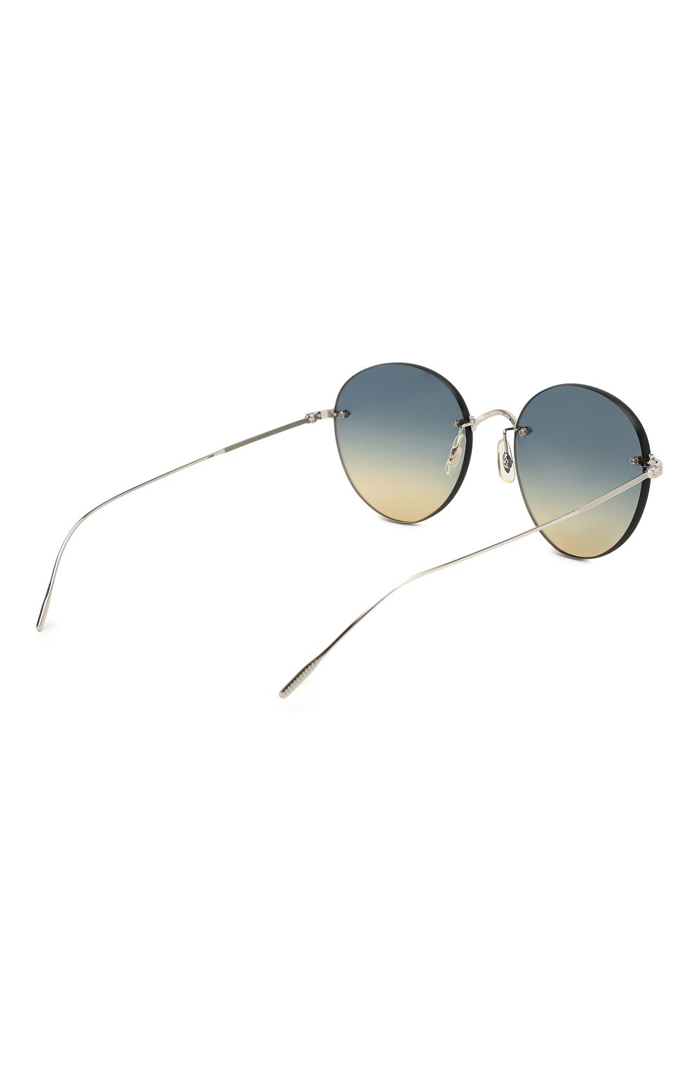 Женские солнцезащитные очки OLIVER PEOPLES синего цвета по цене 22800 руб., арт. 1264S-503679 | Фото 4 Женские солнцезащитные очки OLIVER PEOPLES синего цвета, арт. 1264S-503679 | Фото 4