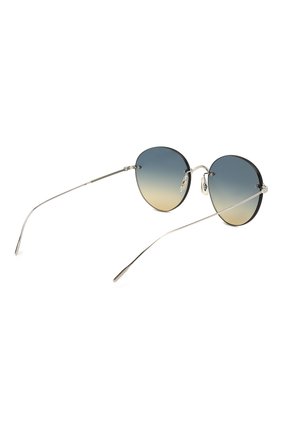 Женские солнцезащитные очки OLIVER PEOPLES синего цвета по цене 22800 руб., арт. 1264S-503679 | Фото 4 Женские солнцезащитные очки OLIVER PEOPLES синего цвета, арт. 1264S-503679 | Фото 4