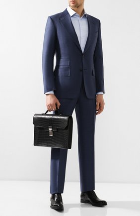 Мужской портфель из кожи крокодила ZILLI черного цвета по цене 1715000 руб., арт. MJL-0BB08-10100/0001/CPOR | Фото 2 Мужской портфель из кожи крокодила ZILLI черного цвета, арт. MJL-0BB08-10100/0001/CPOR | Фото 2
