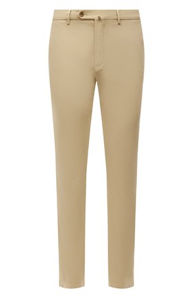 Мужские хлопковые брюки LORO PIANA светло-бежевого цвета по цене 58350 руб., арт. FAE8346 | Фото 1
