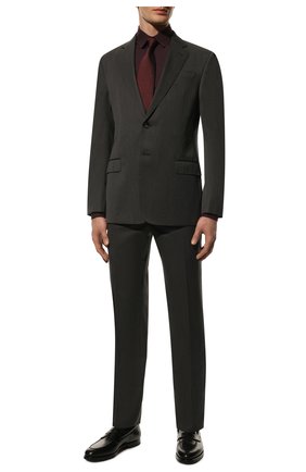 Мужская хлопковая сорочка DOLCE & GABBANA бордового цвета по цене 28350 руб., арт. G5EJ0T/FU5K9 | Фото 2 Мужская хлопковая сорочка DOLCE & GABBANA бордового цвета, арт. G5EJ0T/FU5K9 | Фото 2