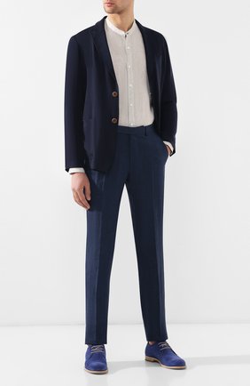 Мужская льняная рубашка GIORGIO ARMANI бежевого цвета по цене 56150 руб., арт. 9SGCCZ13/TZ243 | Фото 2 Мужская льняная рубашка GIORGIO ARMANI бежевого цвета, арт. 9SGCCZ13/TZ243 | Фото 2 (Статус проверки: Проверено, Проверена категория; Материал внешний: Лен; Длина (для топов): Стандартные; Рукава: Длинные; Случай: Повседневный; Воротник: Мандарин; Манжеты: На пуговицах; Принт: Однотонные)