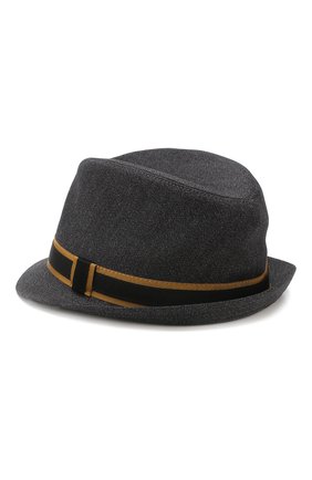 Мужская шляпа из смеси шерсти и хлопка DOLCE & GABBANA черного цвета по цене 17150 руб., арт. GH594A/FC3C0 | Фото 2 Мужская шляпа из смеси шерсти и хлопка DOLCE & GABBANA черного цвета, арт. GH594A/FC3C0 | Фото 2