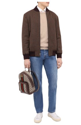 Мужской рюкзак ophidia GUCCI бежевого цвета по цене 124000 руб., арт. 547965/9U8BT | Фото 3 Мужской рюкзак ophidia GUCCI бежевого цвета, арт. 547965/9U8BT | Фото 3