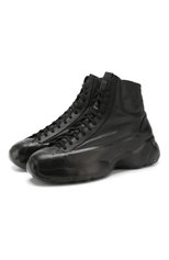 Мужские кожаные ботинки RBRSL черного цвета, арт. 7U2150U.U54CXAB001 | Фото 1 (Каблук высота: Высокий; Мужское Кросс-КТ: Ботинки-обувь; Материал внутренний: Натуральная кожа; Материал утеплителя: Без утеплителя; Подошва: Массивная; Статус проверки: Проверена категория)
