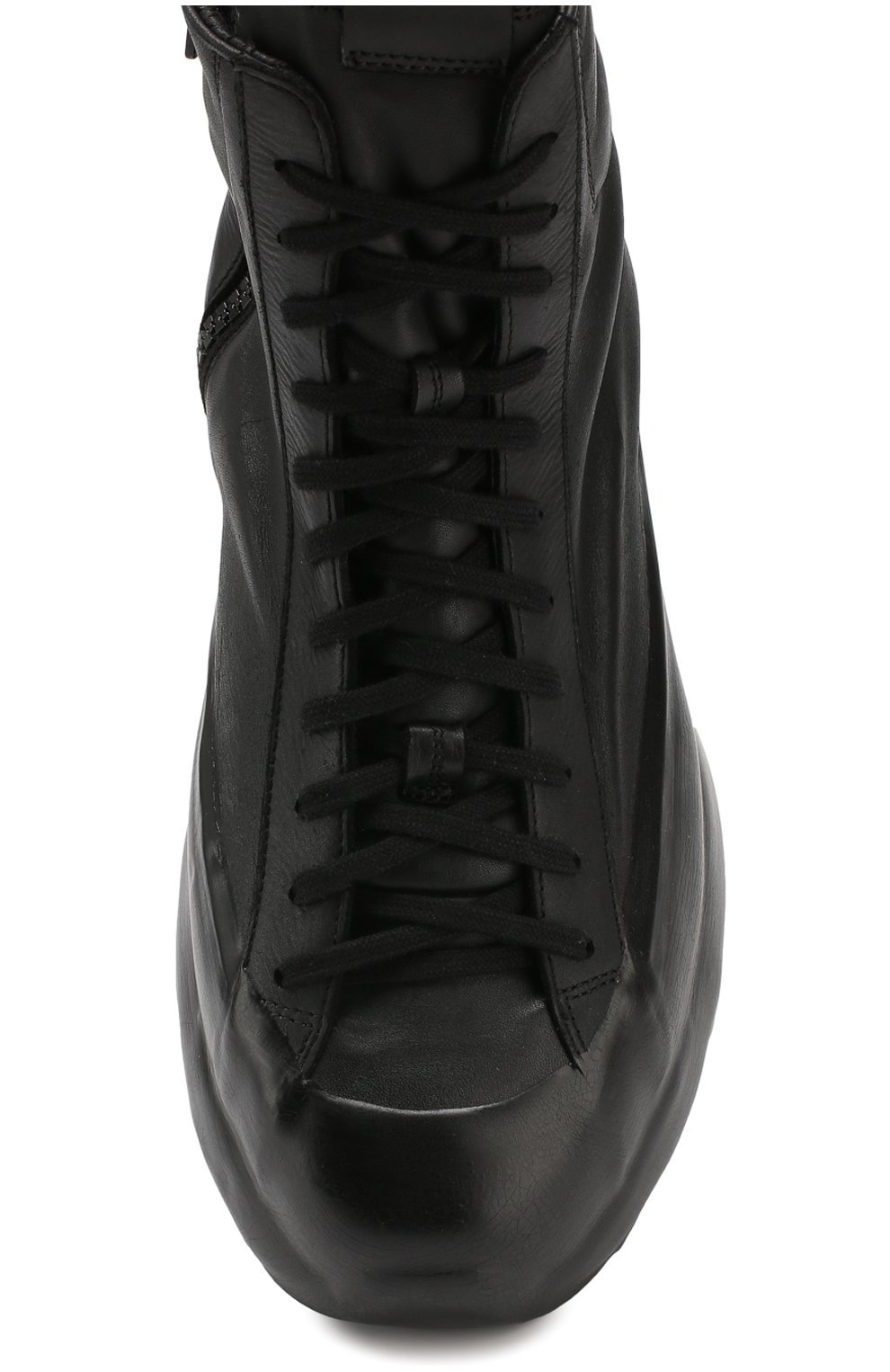 Мужские кожаные ботинки RBRSL черного цвета, арт. 7U2150U.U54CXAB001 | Фото 5 (Каблук высота: Высокий; Мужское Кросс-КТ: Ботинки-обувь; Материал внутренний: Натуральная кожа; Материал утеплителя: Без утеплителя; Подошва: Массивная; Статус проверки: Проверена категория)