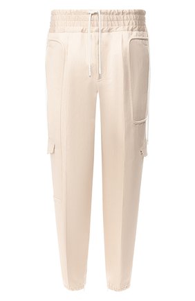 Мужские брюки из смеси хлопка и льна ZEGNA COUTURE белого цвета по цене 209000 руб., арт. 587179/735BN0 | Фото 1 Мужские брюки из смеси хлопка и льна ZEGNA COUTURE белого цвета, арт. 587179/735BN0 | Фото 1 (Материал внешний: Лен, Хлопок; Статус проверки: Проверена категория, Проверено; Длина (брюки, джинсы): Стандартные; Силуэт М (брюки): Карго, Джоггеры)