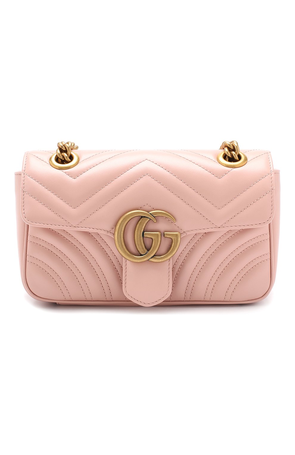 Сумка GG Marmont Gucci розовая цвета | Фото №1