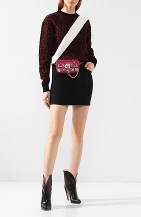 Женская фиолетовая поясная сумка pocket Givenchy, арт. BB604DB08Z купить в ЦУМ | Фото №2 Поясная сумка Pocket Givenchy фиолетовая | Фото №2