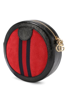 Женская сумка ophidia mini GUCCI красная цвета, арт. 550618/D6ZYB купить в ЦУМ | Фото №3 Сумка Ophidia mini Gucci красная цвета | Фото №3