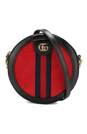 Женская сумка ophidia mini GUCCI красная цвета, арт. 550618/D6ZYB купить в ЦУМ | Фото №5 Сумка Ophidia mini Gucci красная цвета | Фото №5