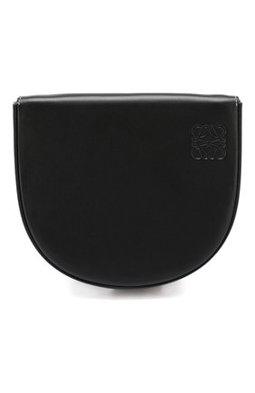 Женская кожаная сумка heel LOEWE черная цвета, арт. 109.54.V01 купить в ЦУМ | Фото №1 Кожаная сумка Heel Loewe черная цвета | Фото №1