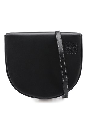 Женская кожаная сумка heel LOEWE черная цвета, арт. 109.54.V01 купить в ЦУМ | Фото №5 Кожаная сумка Heel Loewe черная цвета | Фото №5